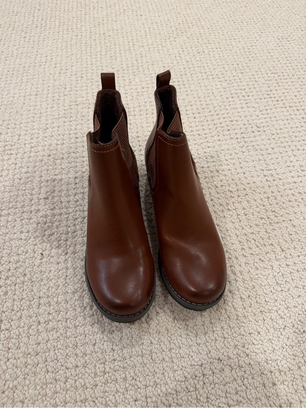 Eastland Brown Chelsea Ankle Boots